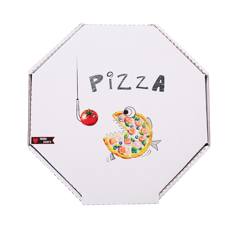white pizza box